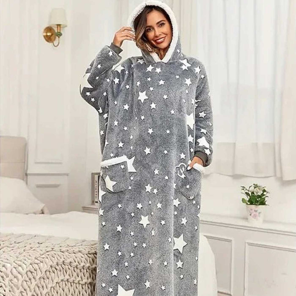 بطانية طويلة قابلة للارتداء