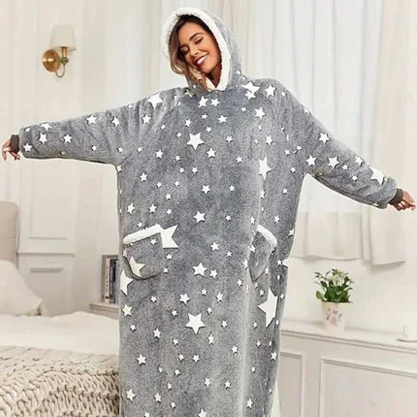 long wearable blanket