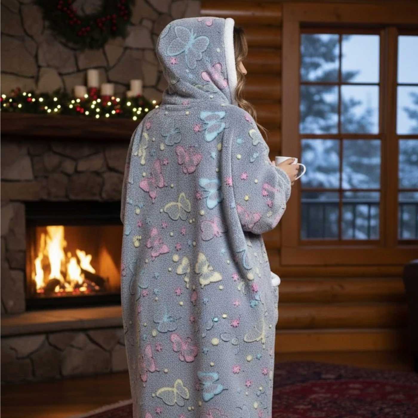 long wearable blanket