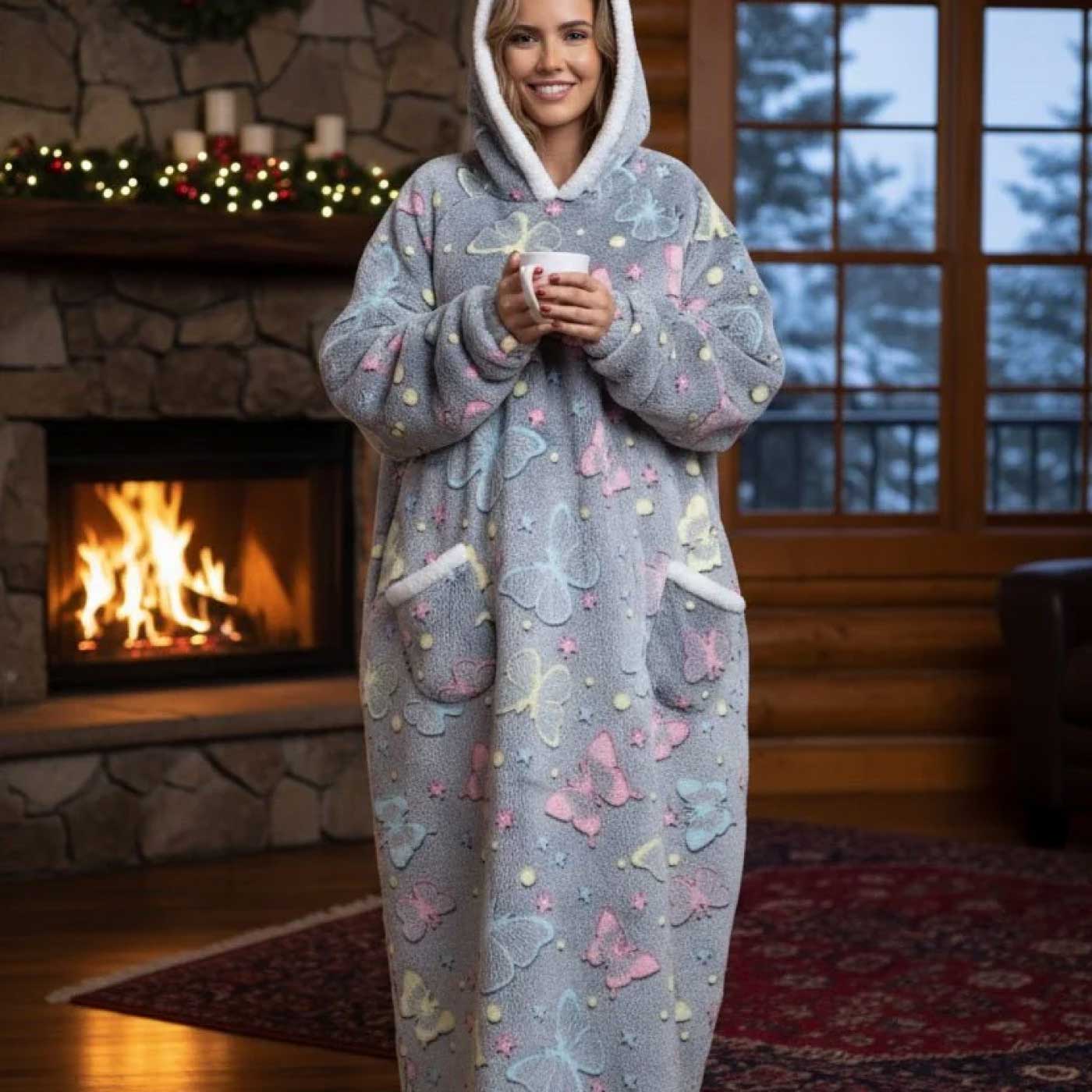 long wearable blanket