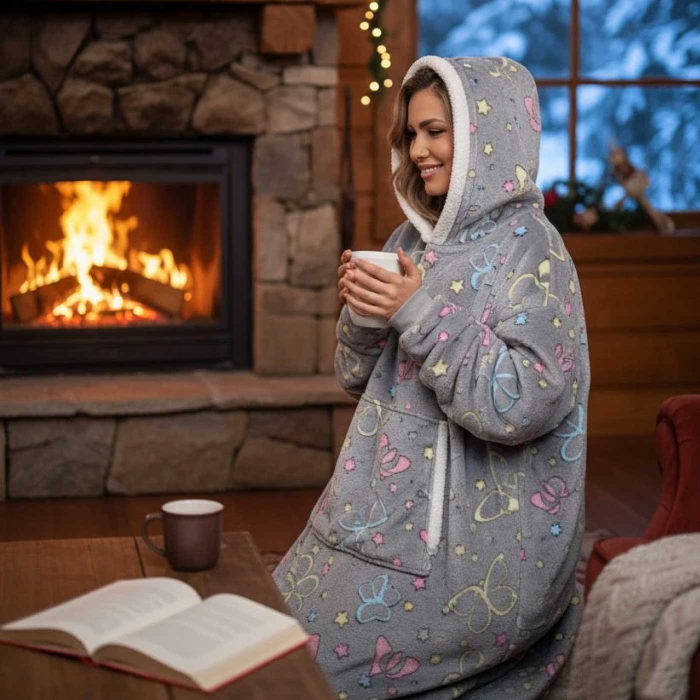 long wearable blanket