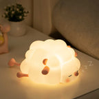 Lamb silicone night light for kids