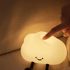 Cloud silicone night light for children