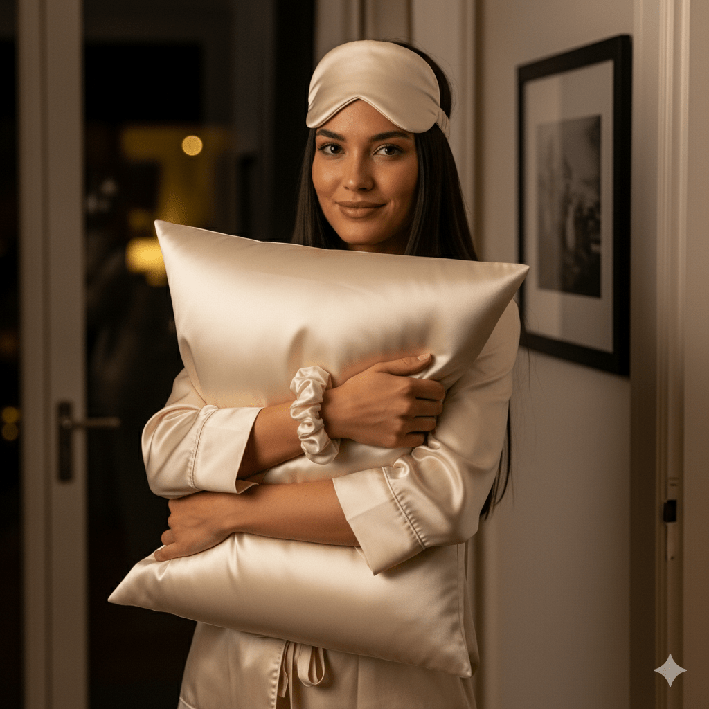 Premium Silk Pillow Case Set For Gift | Manam Store