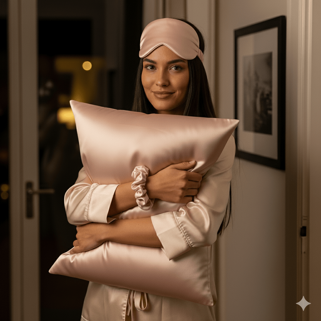 Premium Silk Pillow Case Set For Gift | Manam Store