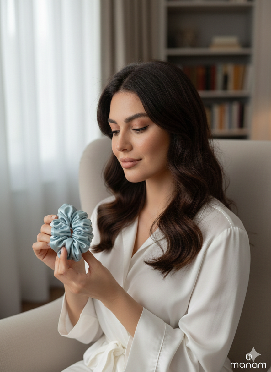 Manam 22 Momme Mulberry Silk Pillowcase Gift Set | Anti-Aging & Frizz-Free Hair