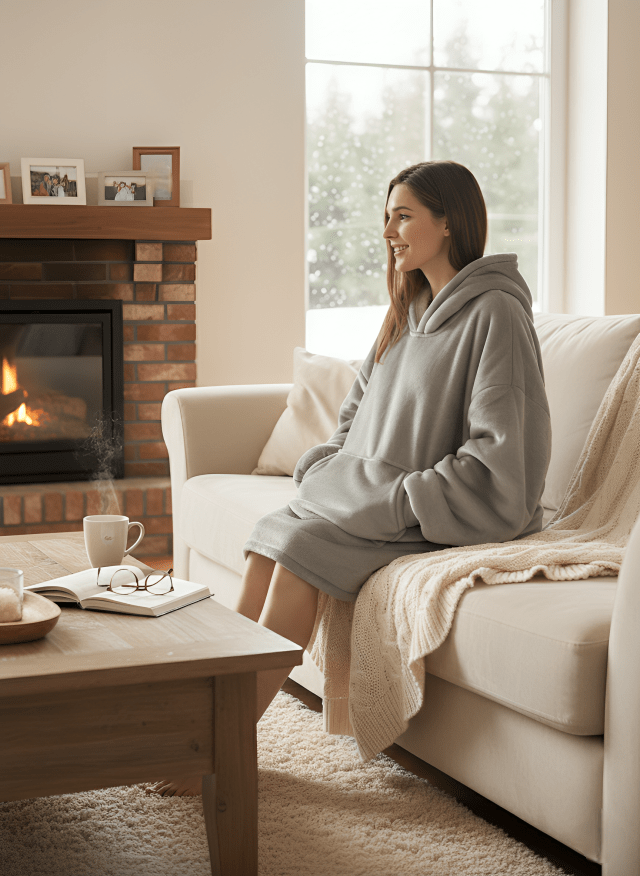 Best Oversized Wearable Blanket For Women | Manam Store
