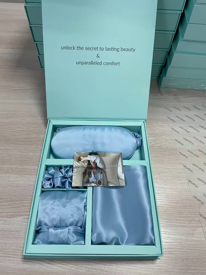 Manam 22 Momme Mulberry Silk Pillowcase Gift Set | Anti-Aging & Frizz-Free Hair