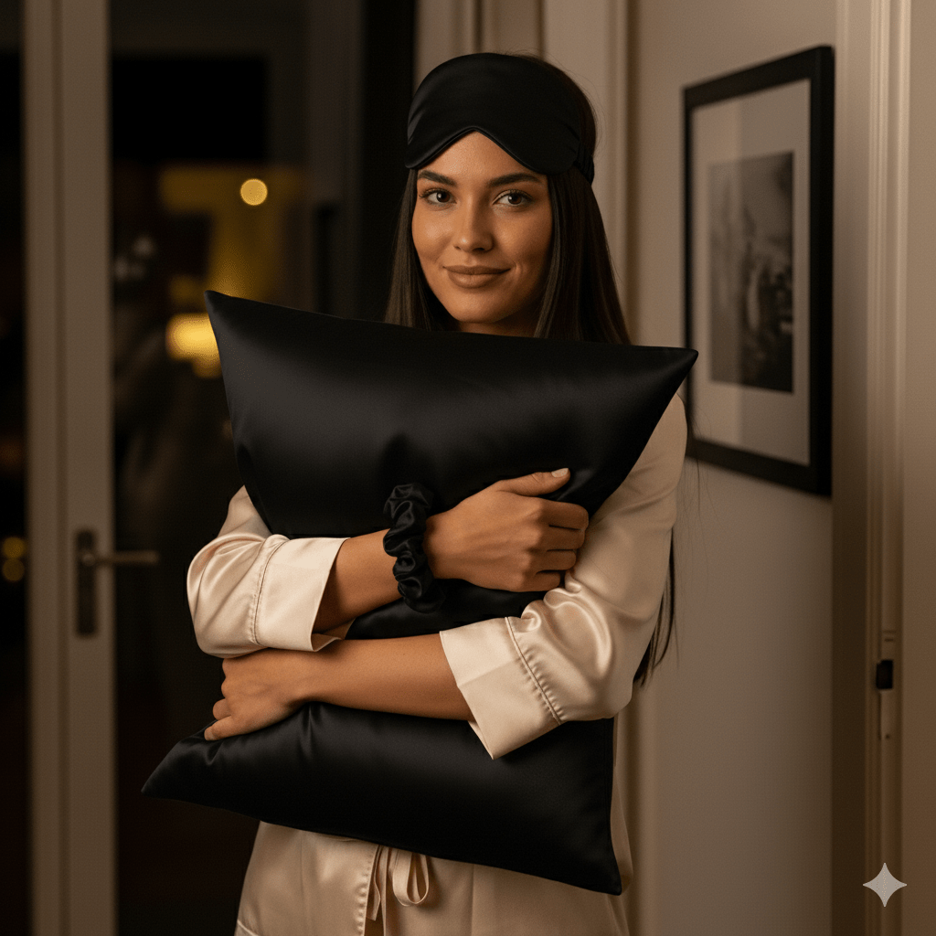 Premium Silk Pillow Case Set For Gift | Manam Store